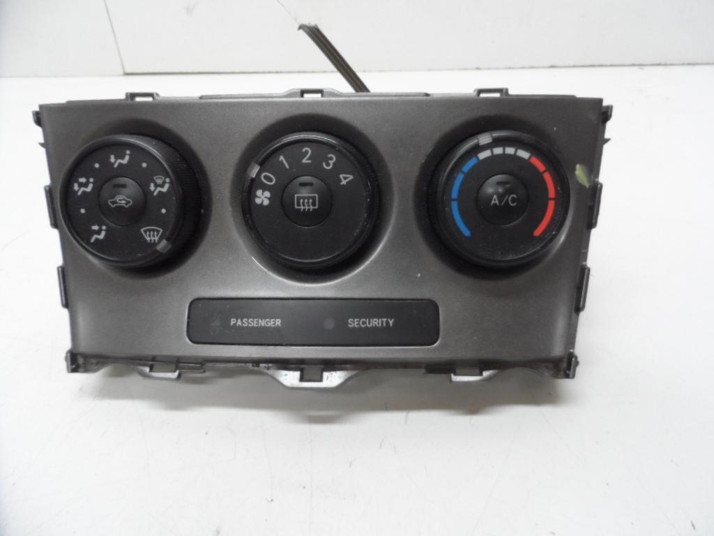 TOYOTA COROLLA HEATER/AC CONTROLS ZRE152, STANDARD TYPE, 06/0709/12 07
