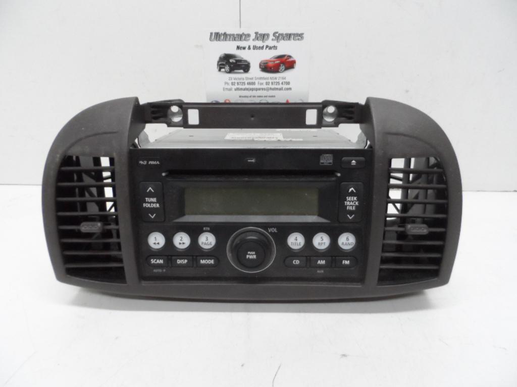 NISSAN MICRA RADIO/CD FACTORY MP3 PLAYER, K12, 10/0710/10 07 08 09 1