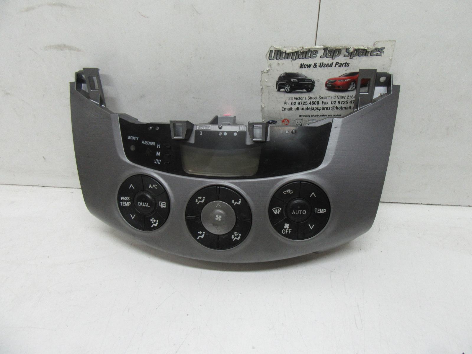 TOYOTA RAV4 HEATER/AC CONTROLS CLIMATE CONTROL TYPE, ACA33, 01/0612/12