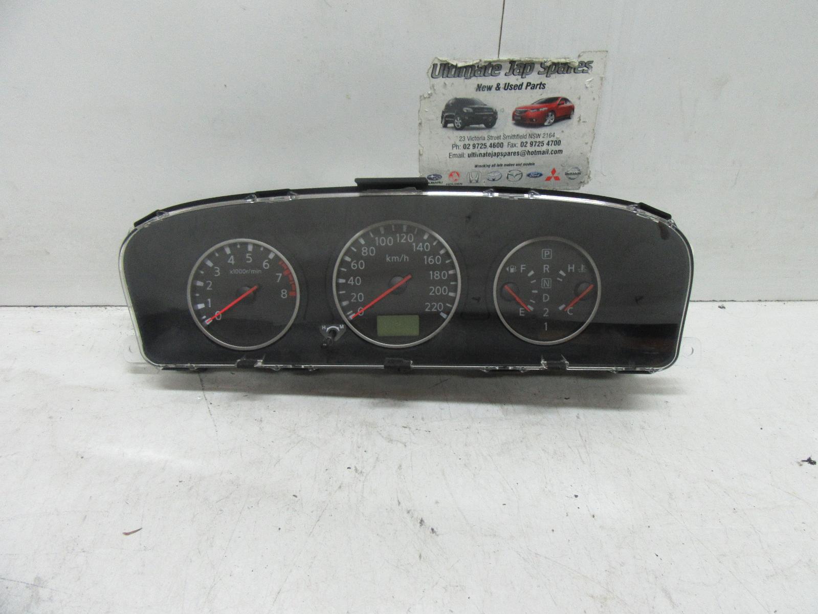NISSAN XTRAIL INSTRUMENT CLUSTER AUTO FUEL GAUGE ON RH SIDE,T30 ,228078