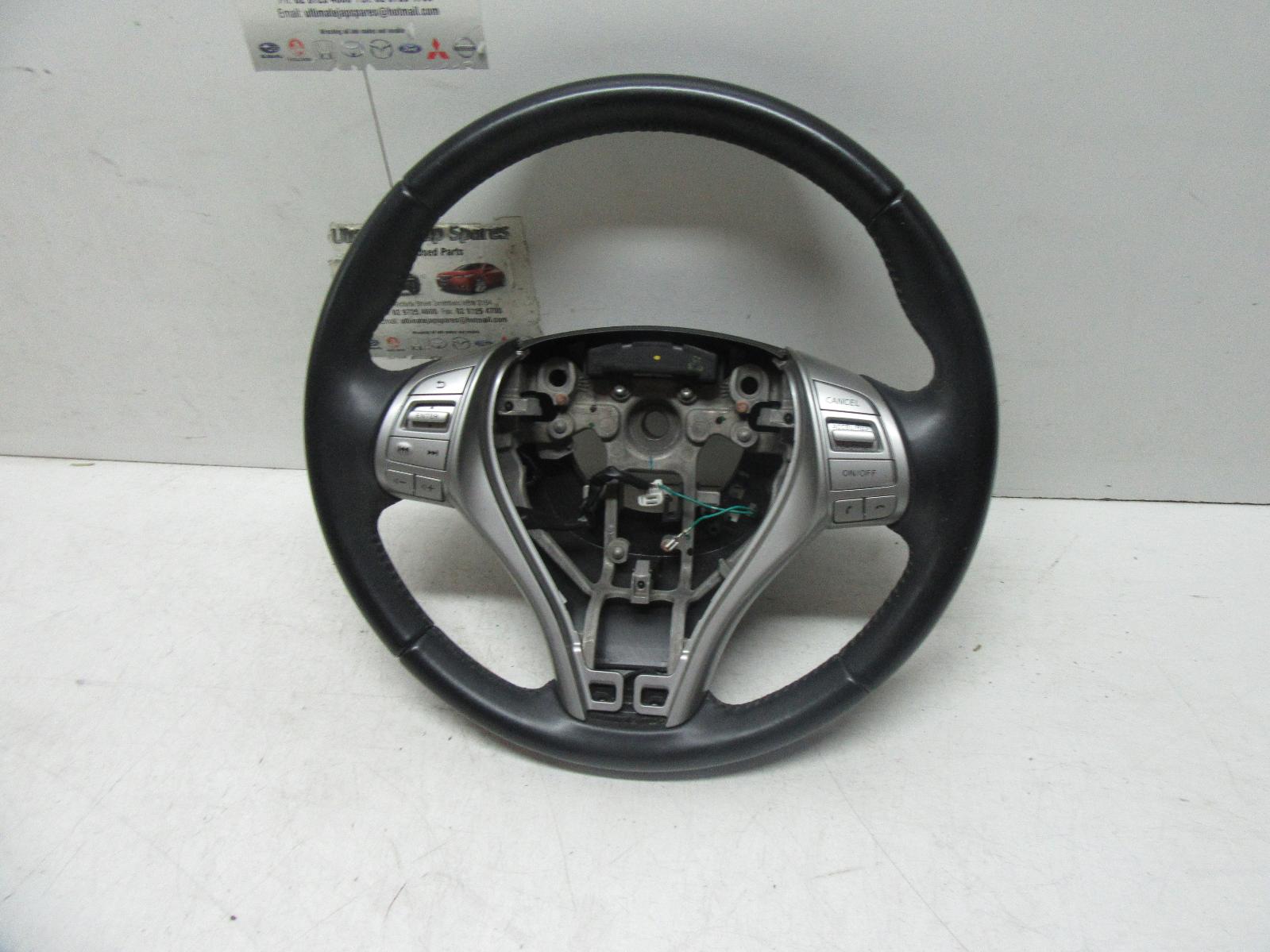 NISSAN QASHQAI STEERING WHEEL LEATHER J11 06/14 14 15 16 eBay