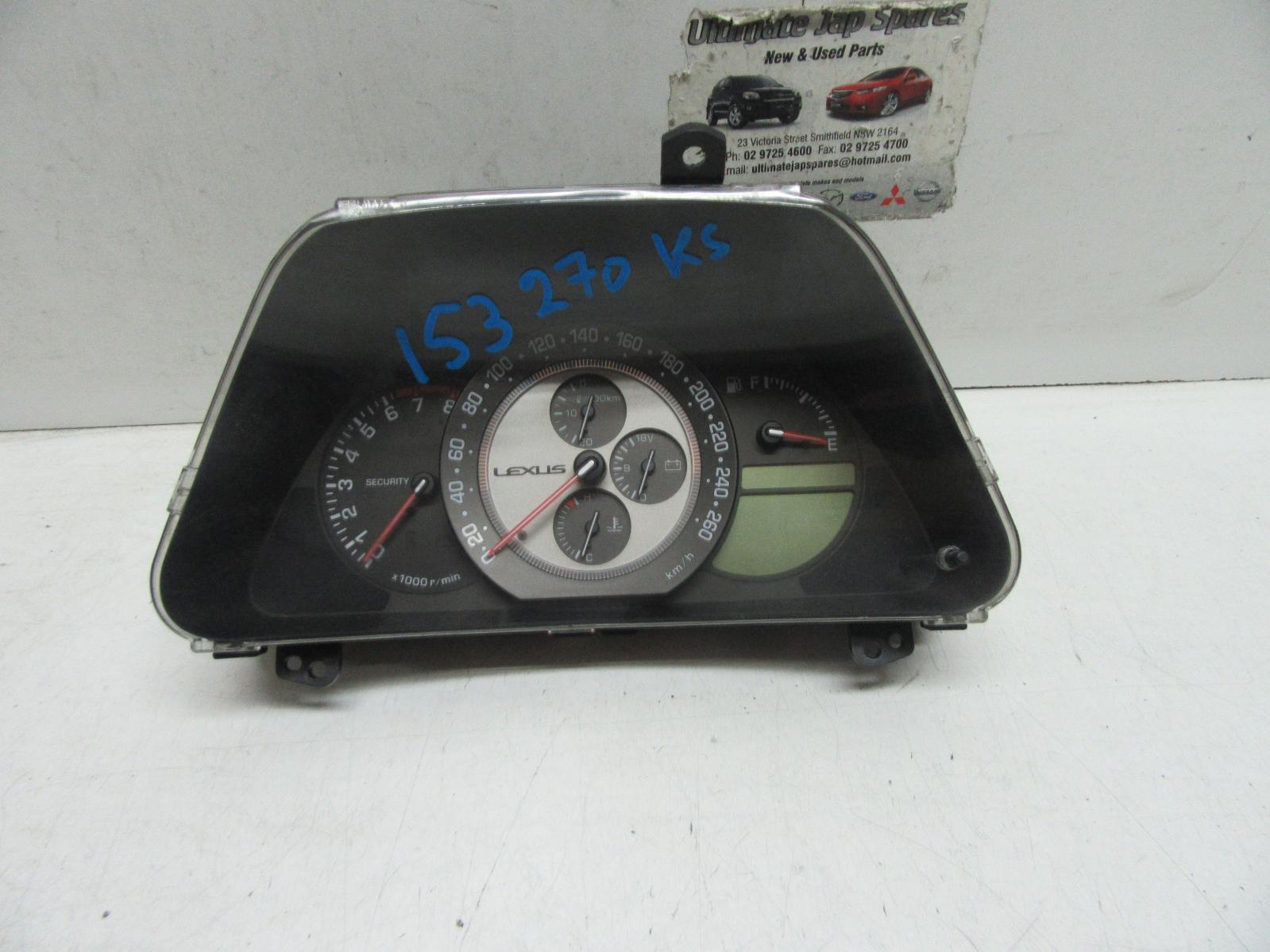 LEXUS IS200/IS300 INSTRUMENT CLUSTER AUTO,2.0,(153270 KMS) 01/9810/05